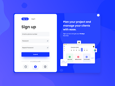 Sign Up Form UI by Edward Tofan on Dribbble