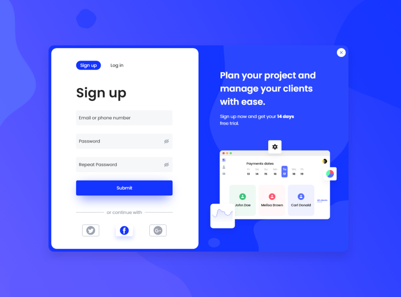 Sign Up Form UI by Edward Tofan on Dribbble