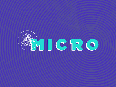 Micro branding design exposition letters logo logotype micro type typography