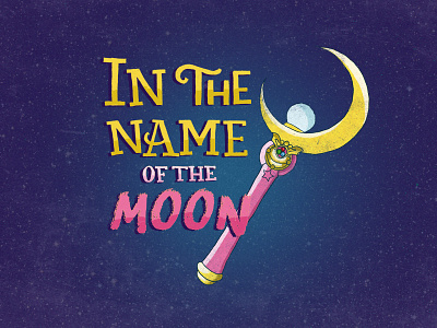 Sailor Moon handlettering handtype illustration letter lettering letters moon sailormoon type typography