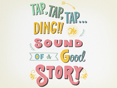 Good Story design graphic handlettering handtype lettering letters lulayotto quote type typography