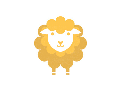 Sheep animal icon logo sheep simple symbol