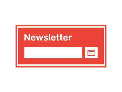 Newsletter icon mail minimal newsletter simple subscribe ui