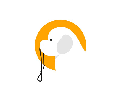 Dog leash logo