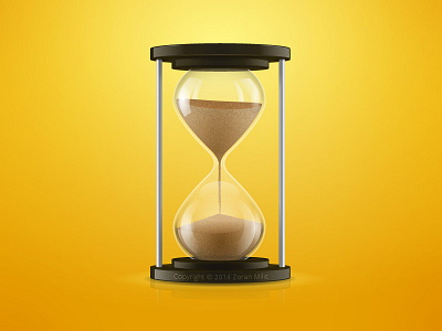 Hourglass design hourglass icon illustration realistic vector