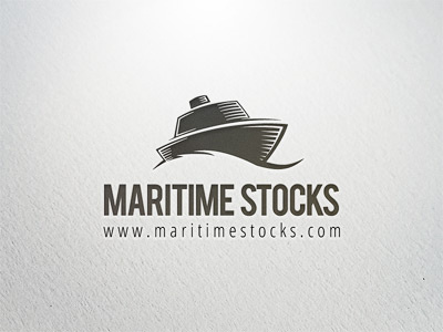 Maritime Stocks boat logo maritime sailing ship stocks waves woodcut