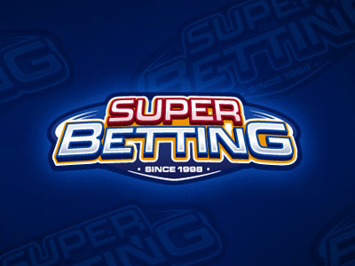 Super Betting betting branding logo power super