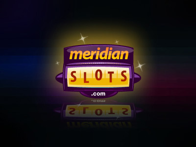 Slots betting branding gambling gaming illustration logo meridian slots vector