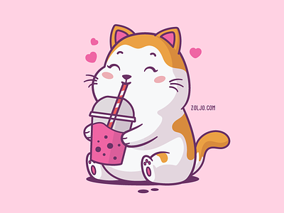 Boba Tea Kitty