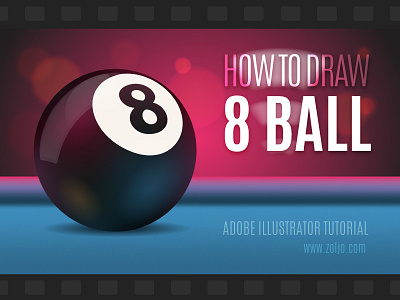 8 Ball Adobe Illustrator Tutorial