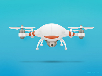 Drone drone illustration quadcopter realistic vector