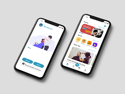 barberin app design mobiledesign ui uidesign ux webdesign