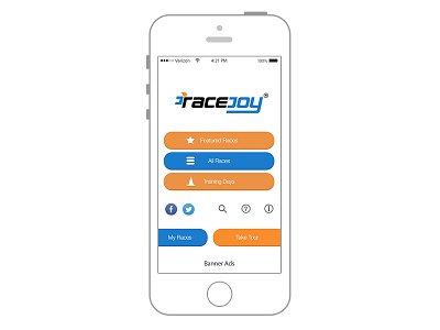 Race Joy - Mobile App UI