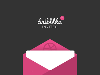 Dribbble Invitation dribbble giveaway invite pink two