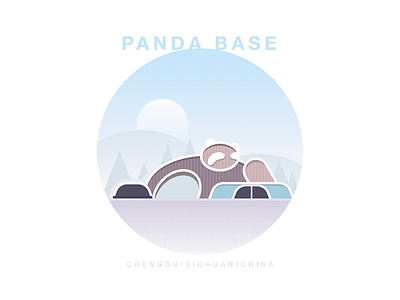Panda Base china design panda sketch