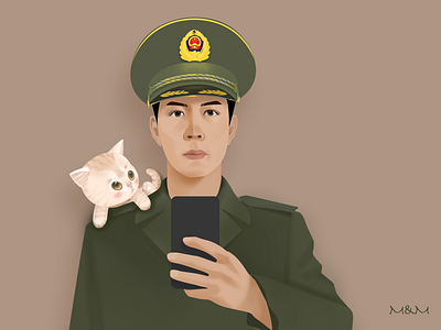 Cat and Soldier