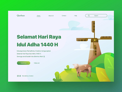 Idul Adha 1440h - Landing Page by Ramadhany Creative