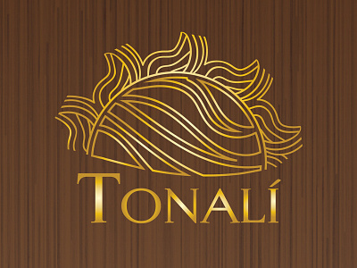Tonali amanecer gold identity logo sun sunrise