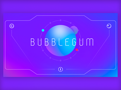 Bubblegum bubblegum future gradient time ui watch