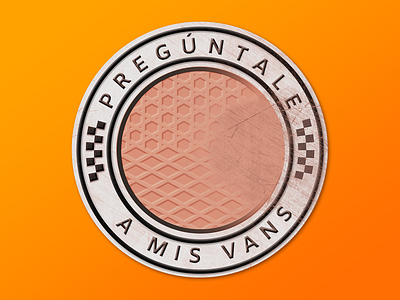 Ask my Vans, bitch! badge illustration lifestyle photoshop skate vans vector waffle