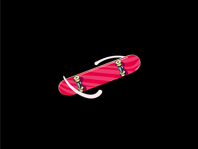 Flip illustration skate skate deck skateboard stripes