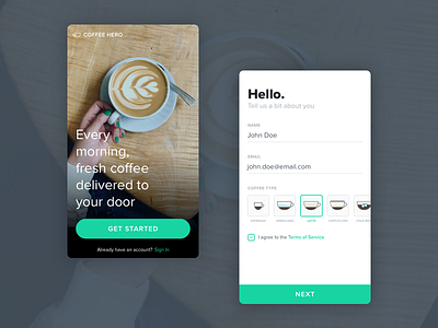 Daily UI #001 - Sign Up