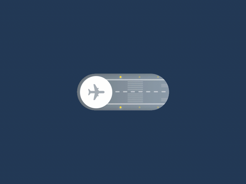 Daily UI #015 - On/Off Switch air animation dailyui gif off on plane switch toggle