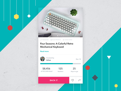 Daily UI #032 - Crowdfunding Campaign