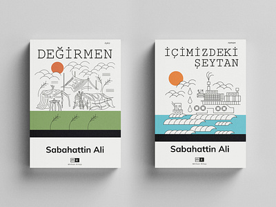 Sabahattin Ali Book Series Cover Design