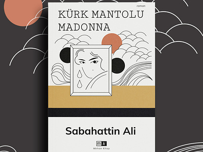 Kürk Mantolu Madonna Book Cover Design adobe photoshop cover design design digitalart digitalillustration digitalpainting editorial art editorial illustration illustration wacom