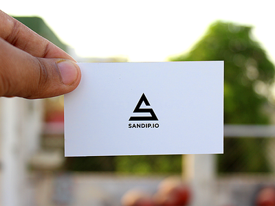New Business Card business card design graphic print sandeep sharma sandip visiting card