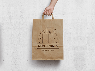 Logo Design - Monte Vista icon identity logo m symbol