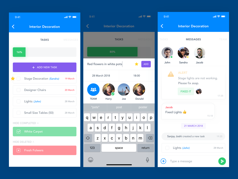 Event Management App by Sandeep Sharma on Dribbble