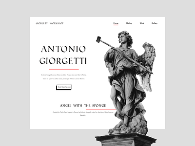 Landing page design giorgetti landing page webdesign