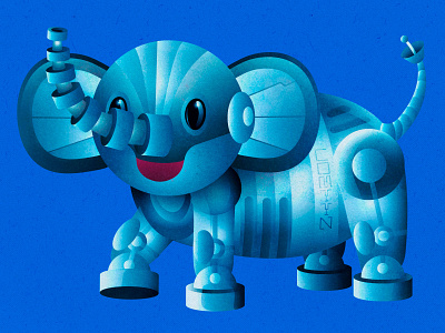 Robotic Elephant Kid