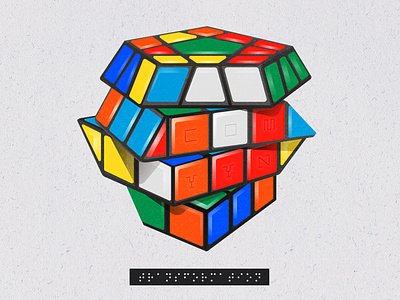 Transformational Stages in a Rubik’s Cube: Stage II apparel design book illustration education geometric geometric art geometry illustration rubik rubiks rubiks cube rubix cube transformation vector art vector illustration