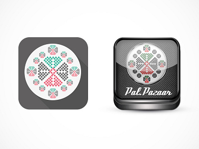 logo & icon for pal.pazaar 3d flat icon logo
