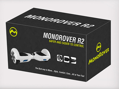 Monorover Packaging concept hover board monorover packaging tech