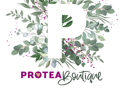 TWC Protea Boutique Logo community design grant krush design co protea boutique protea place toowoomba womens collective