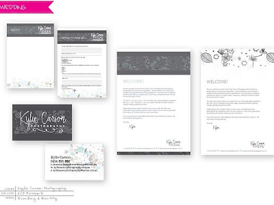 Kylie Carson Photography Wedding Suite brand styling strategy krush design co photography branding photography logo