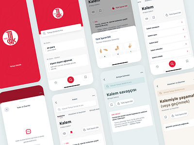 Turkish Dictionary — Application clean design mobile mobile app mobile app design mobile design mobile ui ui ui design user experience ux whitespaces