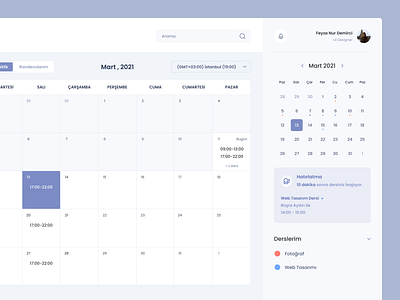 Availability Calendar availability calendar calendar design clean ui design education learning mentor platform schedule ui ux web webdesign