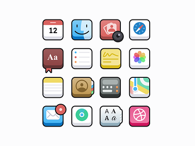 Icons apple design figma icon icon set icons web