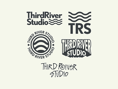 Third River Studio branding design graphic design logo typography