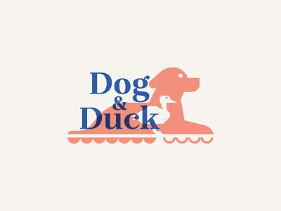 Dog & Duck branding design graphic design logo typography