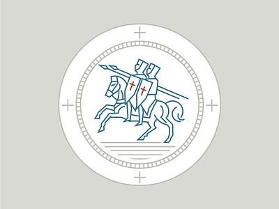 Knights Templar finance horse illustration knights templar seal