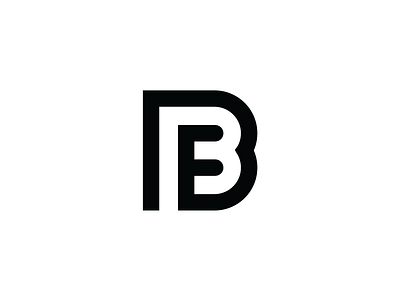 Black Friday Icon 2 b black black and white f icon logo monogram symbol