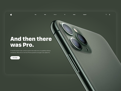 iPhone 11 Pro - Website Redesign adobe xd app apple browser cleanui dashboard design discover iphone iphone11 product design uiux