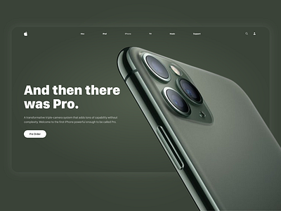 iPhone 11 Pro - Website Redesign