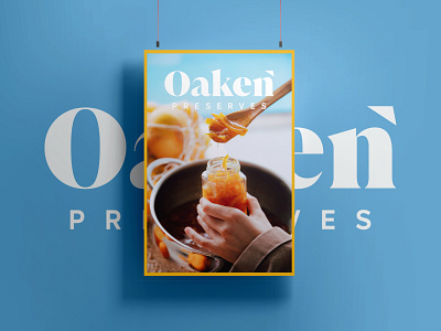 Oaken Preserves | Poster adobe illustrator branding design graphic design illustration label layout packaging poster